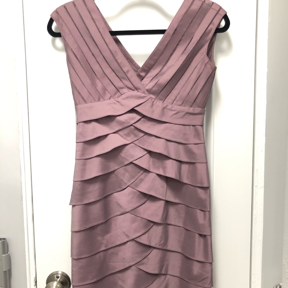 Adrianna Papell Petite 4 fold over dress.
